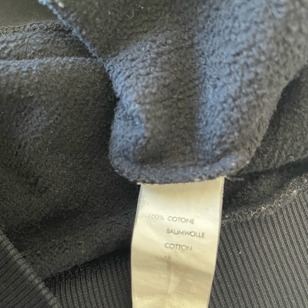 Moschino Black Hoodie Zip Up Logo Tag Large - Picture 9 of 11